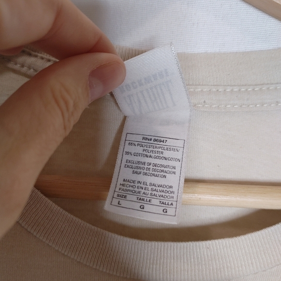 Anthill Rockwear ACDC Shirt Graphic Tee Cream Ombre Orange 2005 Unisex Rock - Picture 7 of 7